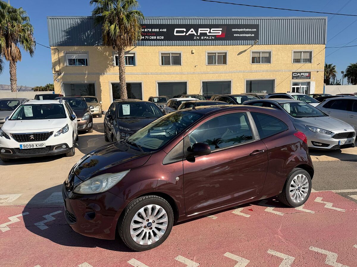 FORD KA TITANIUM 1.2 PETROL SPANISH LHD IN SPAIN ONLY 51000 MILES SUPER 2009